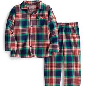 Jammies for your family boys 4T Plaid
